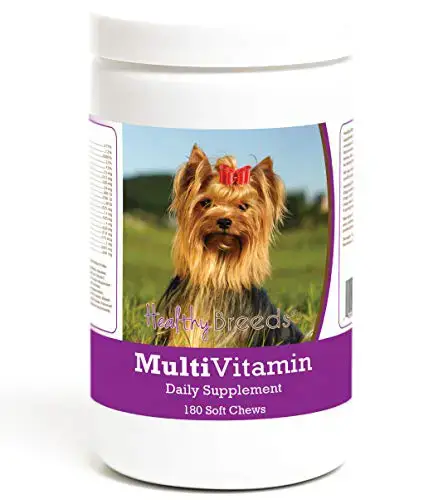 Healthy Breeds Yorkshire Terrier Multivitamin Soft Chew for Dogs 180 Count